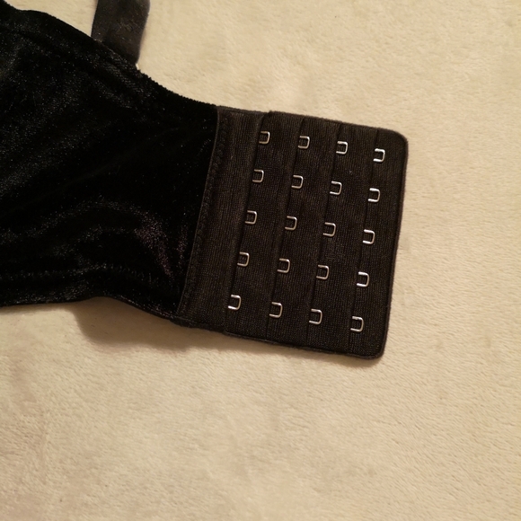 NEW! Victoria's Secret Dream Angels Black Velvet Long Line Bra Line - Picture 16 of 16